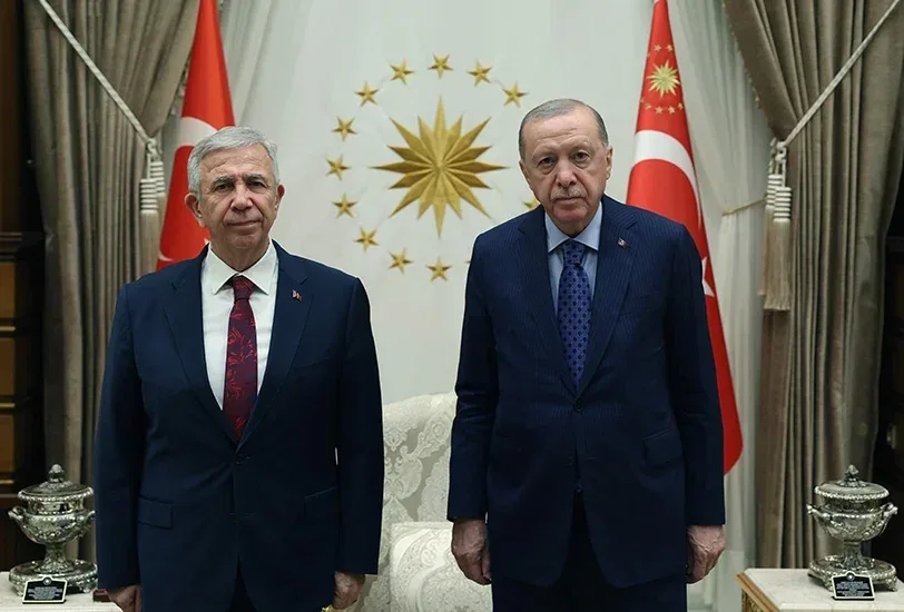 Cumhurbaşkanı Erdoğan, ABB Başkanı Mansur Yavaş’ı kabul etti