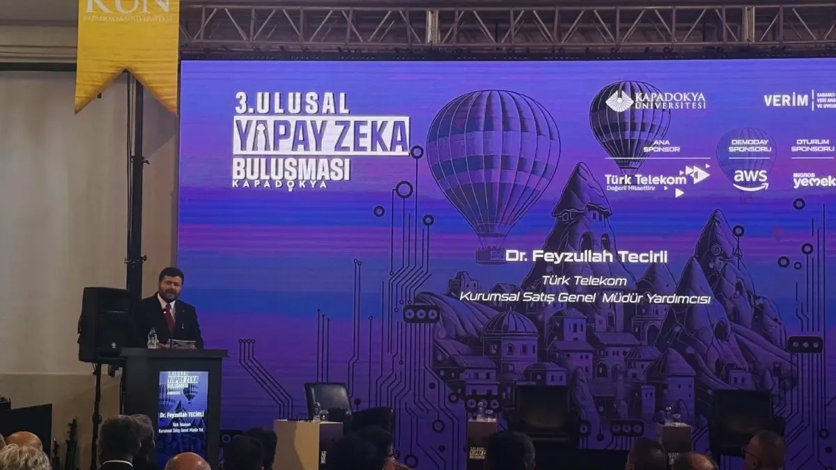 Dr. Feyzullah Tecirli, 3. Ulusal Yapay Zekâ Buluşması’na katıldı