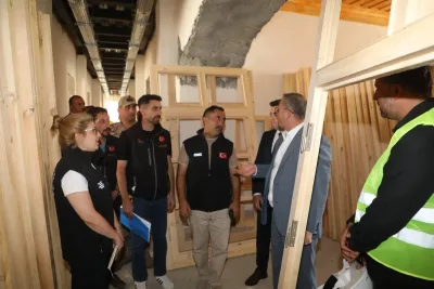 Susuz Hükümet Konağı restorasyonunda çalışmalar sürüyor