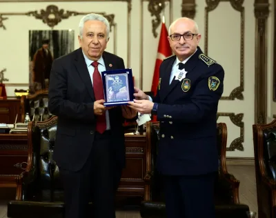 Zabıta Dire başkanından Belediye başkan vekiline ziyaret:
