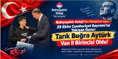 Bahçeşehir Koleji Van Kampüsü’nden il birinciliği başarısı