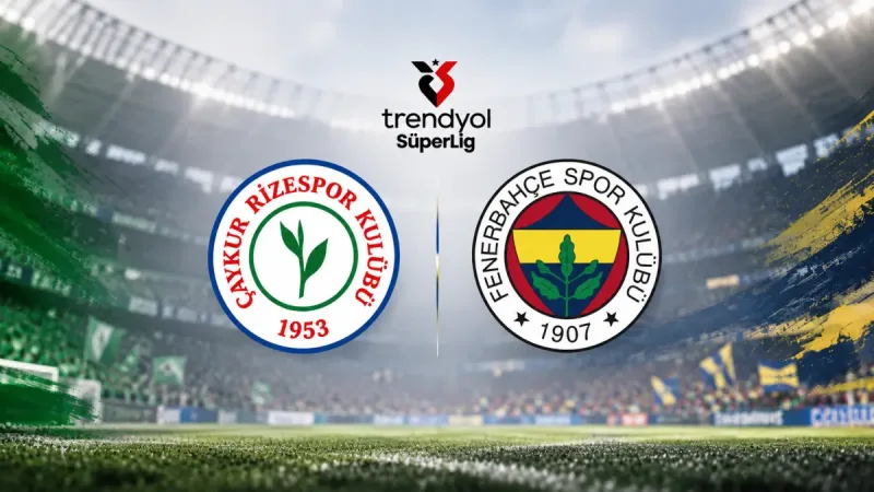 Çaykur Rizespor 0-3 Fenerbahçe | Maç sonucu ve özeti